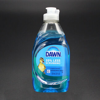 A small bottle of Dawn dishwashing liquid soap, 7.5 fluid ounces.